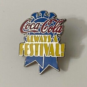 Coca Cola Always A Festival Pin